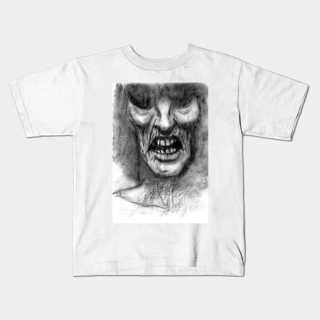 Snarl Kids T-Shirt by DarkArtiste